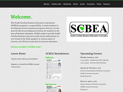 South Carolina Business Education Association website