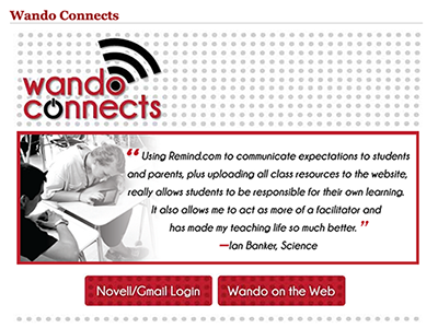 Wando Connects website